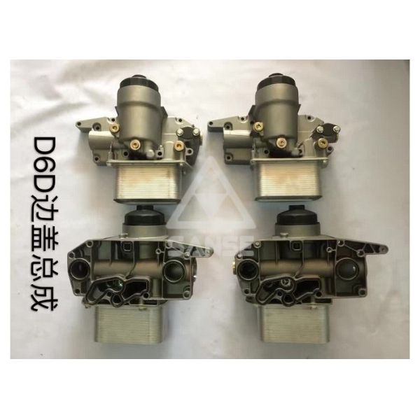 Hitachi EX200-5 Excavator ISUZU 6BG1 Engine Oil Cooler Assy / Engine Oil Cover