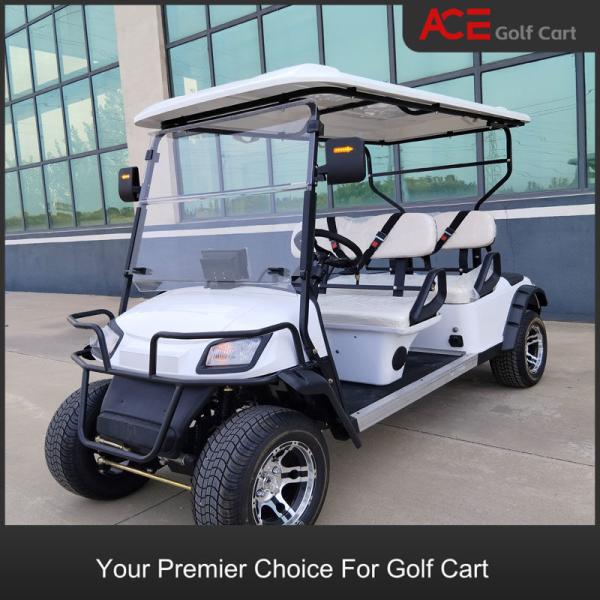 Compact Chargeable Electric Golf Buggy 14inch Tire Size 80 - 100km Traveling Range