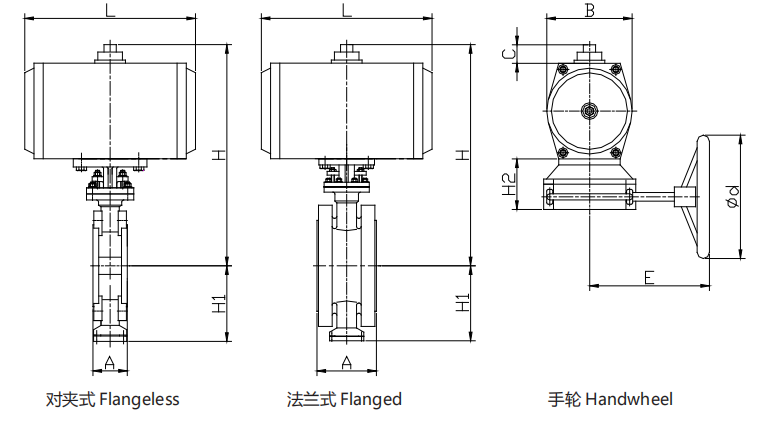 3'' 4'' 5'' 6'' Butterfly Valve Excellent Shut Off And Throttling Performance