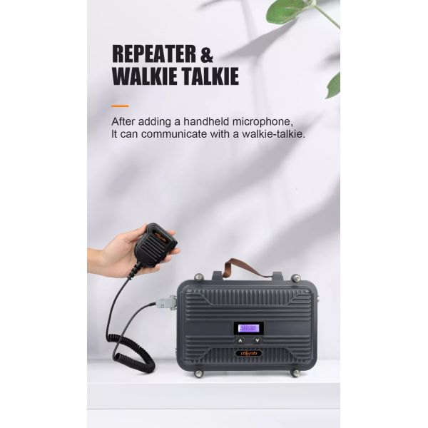 CTCSS/DCS Encode and Decode Network Customizable 10W Full Duplex Walkie Talkie Repeater