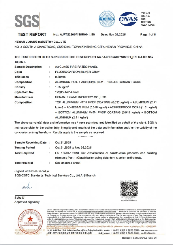 A2 B1 Fire Rated Aluminum Composite Panels 4mm PE/PVDF Coated ACP Sheet ACM Board Manufacturer for Building Exterior