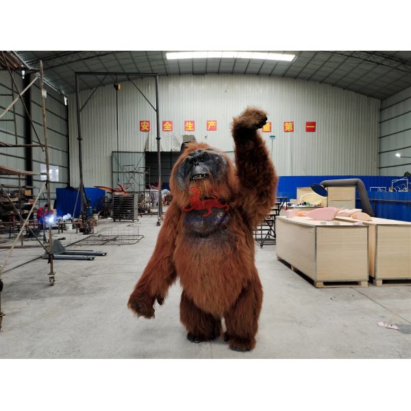 Adult Gorilla Costume Realistic Orangutan Suit For Theme Park