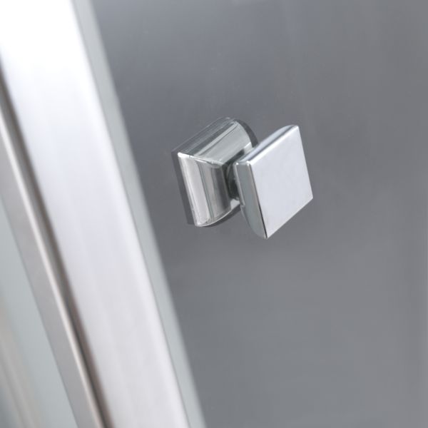 , Square Shower Cabin with white acrylic tray,Fashion Pivot Door， Corner Shower Stalls