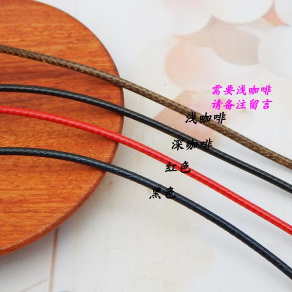 OEM Necklace Rope Crystal Pendant Rope Wax Rope Gold Jewelry Lanyard for Men and Women