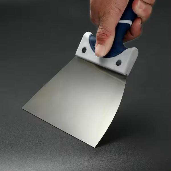 Construction Tools Drywall Putty Knife Stainless Steel Mirror Polish Blade Filler Plaster Decorate Flexible Tapping Scra
