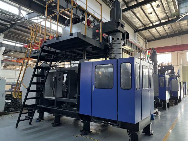HDPE Plastic Hollow Blow Molding Machine 37 KW Automatic Barrel Making Equipment