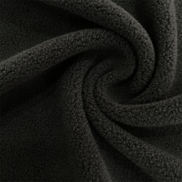 Plain Dyed Knitted 100% Polyester Fleece Fabric for Costumes Blankets and Toys