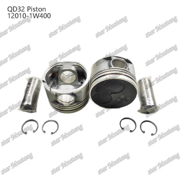 QD32 Engine Piston With Oil Gallery 12010-1W400 For Mitsubishi Engine Spare Parts