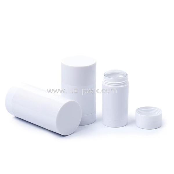 リサイクル可能なクリアデオドラントスティック容器 15ml～100ml