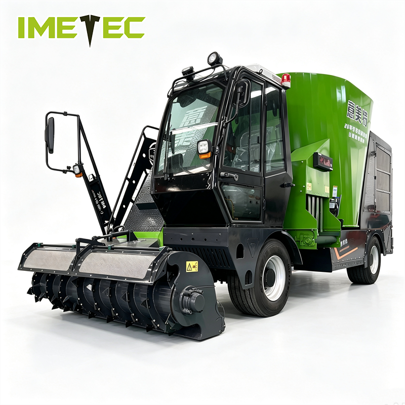 Intelligent Diet Vertical Mixer Feed Wagon Hydrostatic Drive For Cattle Sheep Farm
