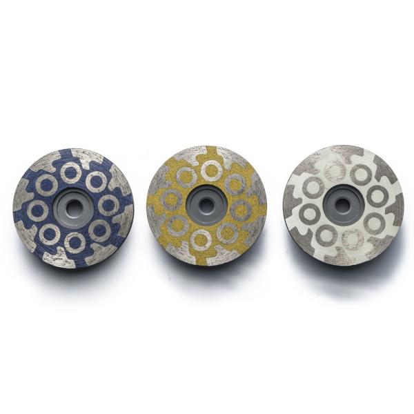 Resina Metal Diamant Powder 3 polegadas sinterizado roda de moagem de diamantes para moagem rápida