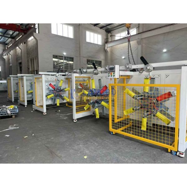 PE Pipe Automatic Coiler Double Disk Winder For Multifunctional Plastic Winding Machine Coiling Range 1600-3200mm
