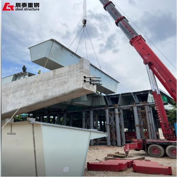 Large Span Prefabricated Truss Bridge Construction Portable Steel Bridges