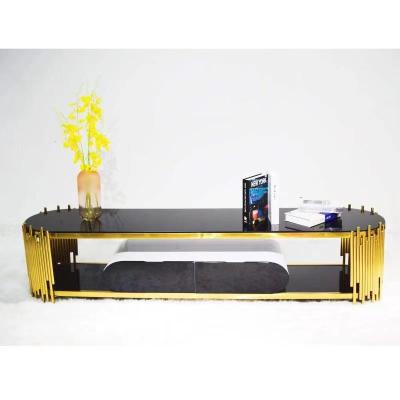2 Shelves Living Room Furniture Modern TV Cabinet With 3 Drawers