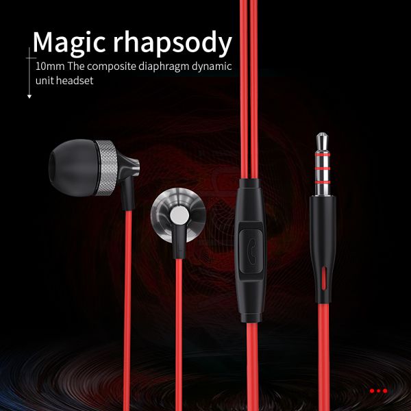 Écouteurs mobiles sans fil étanches à 3,5 mm pour téléphone portable