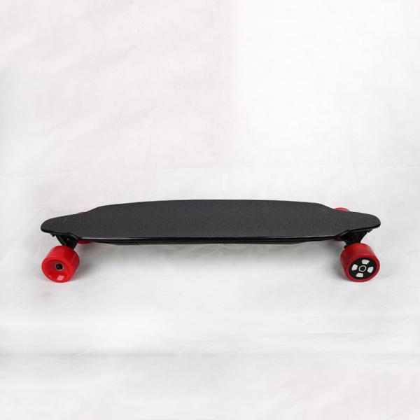 40KM/H Portable Electric Skateboard 8 Ply Maple High Speed Red Warning Taillights