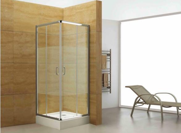 High Strength Aluminium Shower Cubicles Strong Profile Structure Eco Friendly