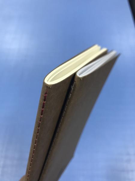 A4 A5 Journal Book Printing School Recycled Kraft Paper Cover Journal With Band