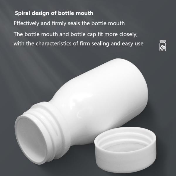 20ml Plastic bottle with translucent/opaque material high temperature resistant 50mm bottle height 29mm bottle diameter