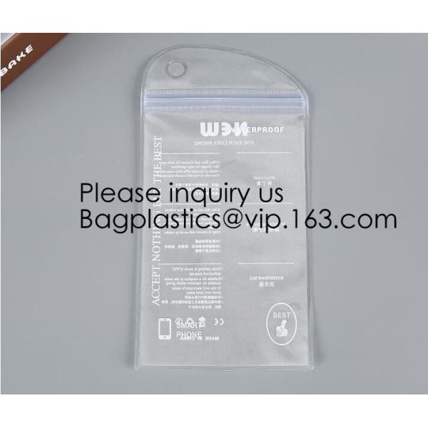 Personalized Transparent Waterproof PVC Plastic Wet Underwear k Packing Bag,Simple Design Pvc Makeup Bag Women Zip