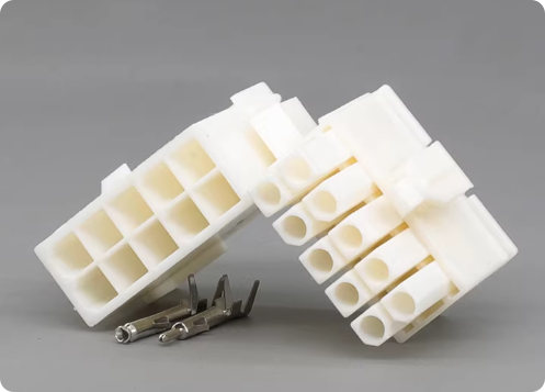 4145 Connector Plug for Servo Motor Terminals, Wire Connector Male and Female Terminal, Plastic Housing, 10 Pins
