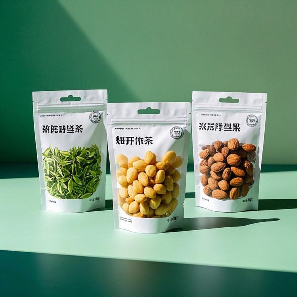 Stand Up Zipper Lock Snack Bags 3 Layer Aluminum Foil Laminated for Chips Nuts Custom Printing OEM Service