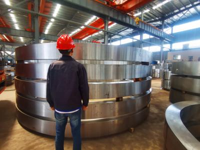 forjamentos do aço de liga de 42CrMo4 ASME SA355, flanges de aço forjadas