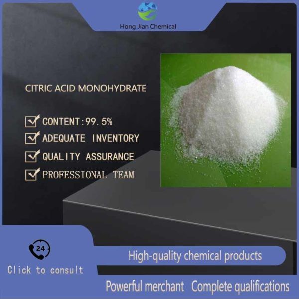 Food Grade Citric Acid Monohydrate - Natural Acidulant, pH Regulator, and Cleaning Chelating Agent