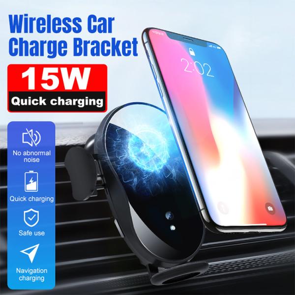 Gravity Sensitity QI 15W Automatic Clamping Wireless Car