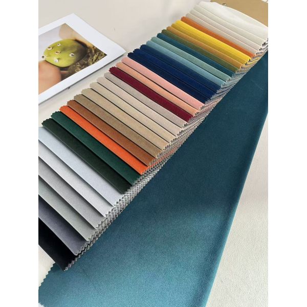 470GSM Mosha Velvet Sofa Fabric Fleece Backing Heavy Weight For Furniture 100%Polyester Knitted Velvet For Pillows