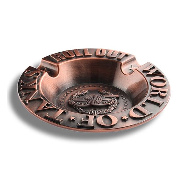 Ashtray сплава цинка OEM толщины 5.0mm античный покрывая