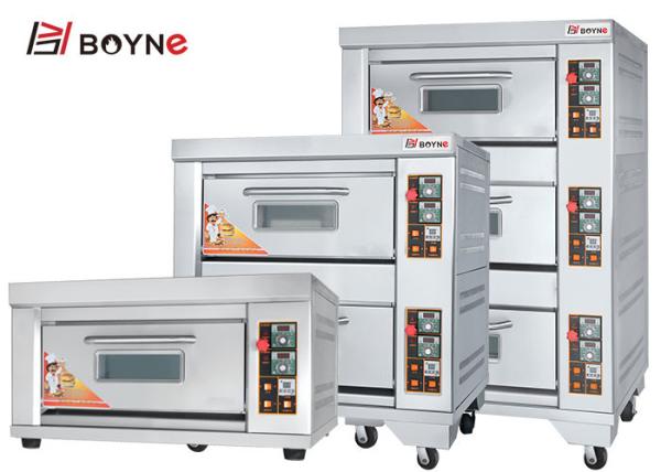 Stainless Steel Three Deck Electric Bread Bakery Oven