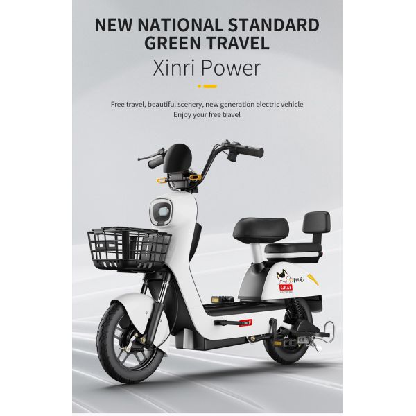 Rear Hub Motor 48v 350w/500w City Bike Scooter 6-8 Hours Charging Time Ideal for Adults