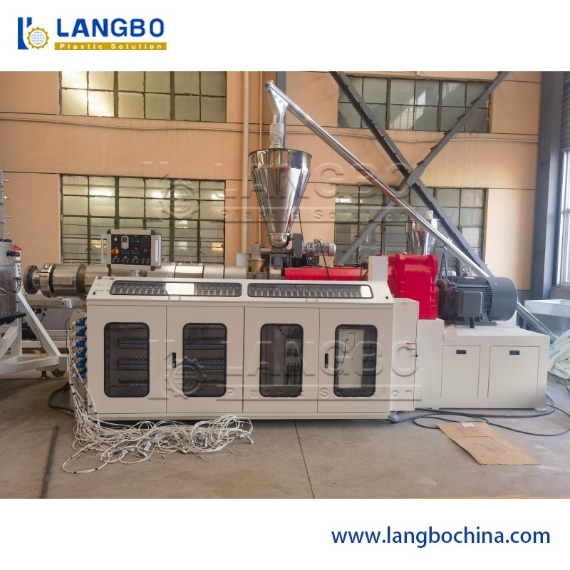 PVC Line Plastic Extrusion Line For Continuous PVC Drainage Pipe Production