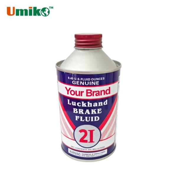 Factory Wholesale Fully Synthetic 2I Brake Fluid DOT 3 For Motorcycle Brake Oil Replacement