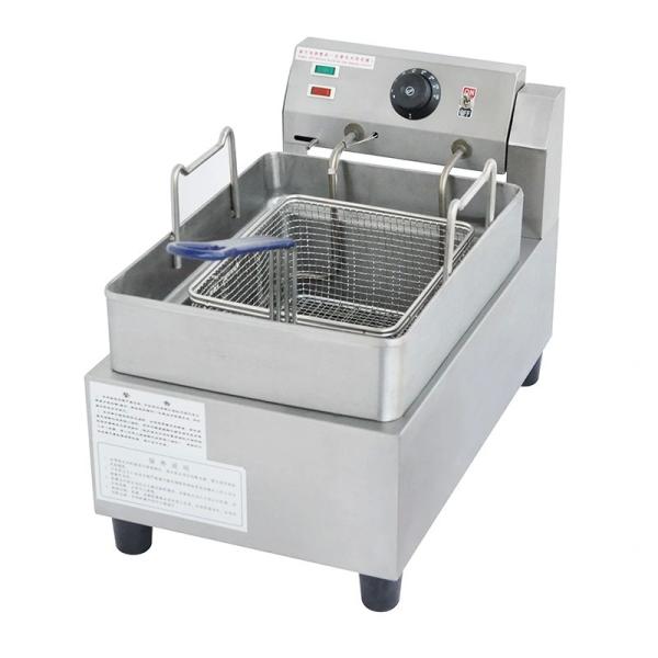 Stainless Steel 2 Basket Commercial Deep Fryer Electric Fryer For Restaurant