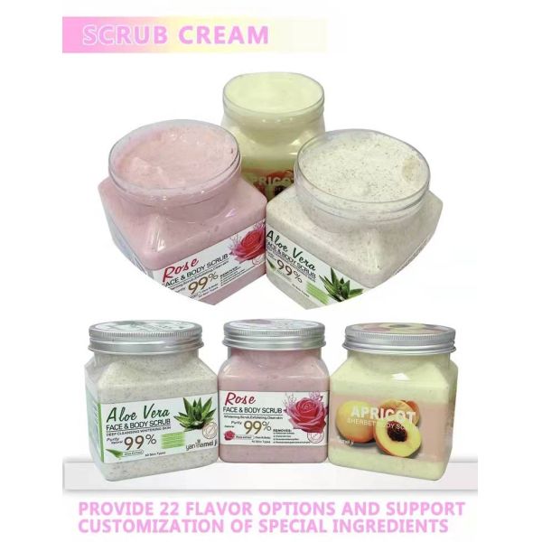 ODM Avocado Facial Body Scrub Organic Exfoliante Deep Cleansing Moisturizing