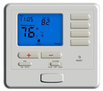 Mure o termostato do calefator bonde da montagem para o termostato programável da sala do sistema de condicionamento de ar prendido