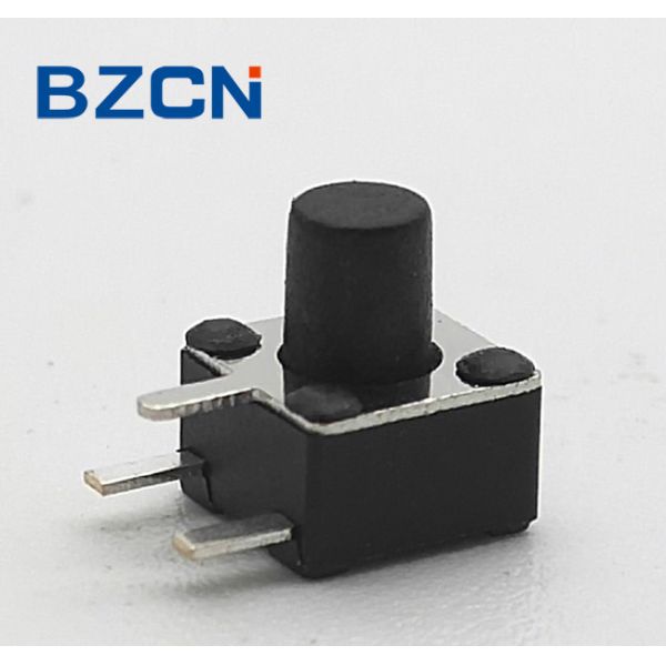 3 Side Pin Momentary PCB Push Switch Sharp Feeling Switch With Plastic Cover