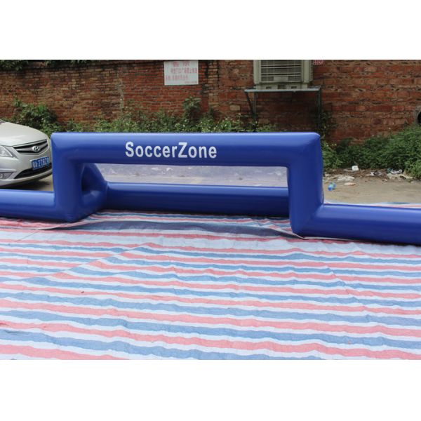 Customized 24m x 18m Inflatable Football Field / Soccer Field For Bubble Ball