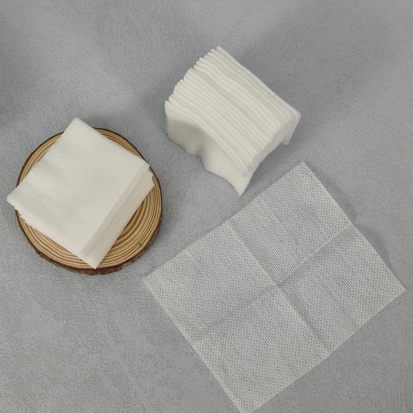 Compresse mouillée étirable maquillage en coton hydratant visage tampon en coton