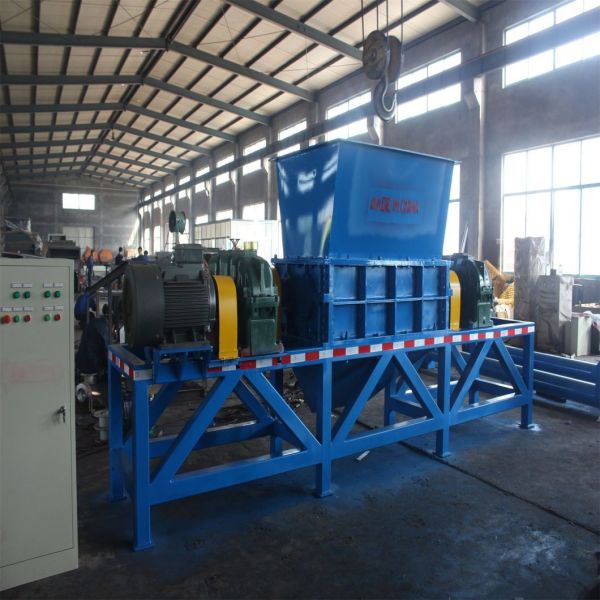 Small Size Double Shaft Waste Shredder with Alloy steel Knife