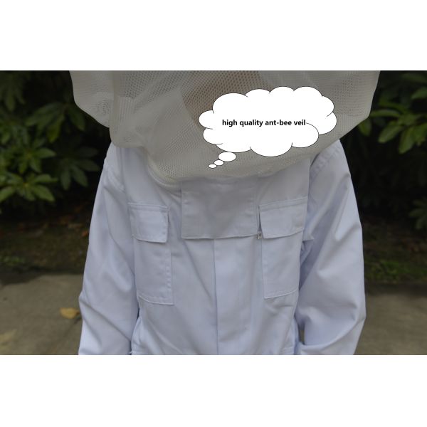 Terylene Honey Bee Protection Suit Kids Beekeeping Protective Clothing With Round Veil