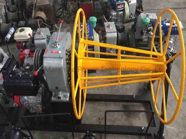 5 Ton Cable Take Up Machine Pulling Winch For Conductor