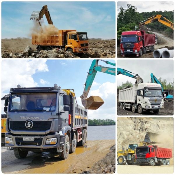 SHACMAN F3000 8X4 Remote Control Self-unloading 400HP 12 Wheels Heavy Duty Dump Tipper Trucks