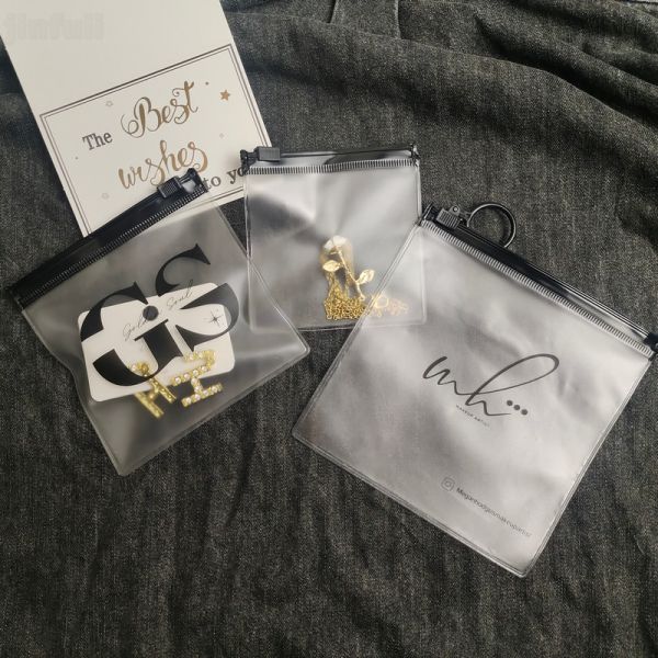 OEM / ODM Plastic Zipper Bag Pouch PVC Printed Voltage Bag Customized