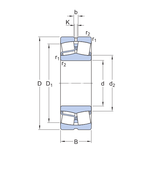 Подшипник ролика 100*215*73mm 22320CA 22320W33 22320E сферически P0 P5 P3 P2