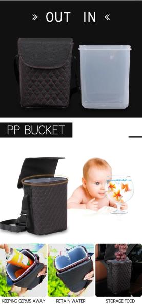 Removable Washable Liner Bag Car Accessories Trash Bin , Small Garbage Can For Car
