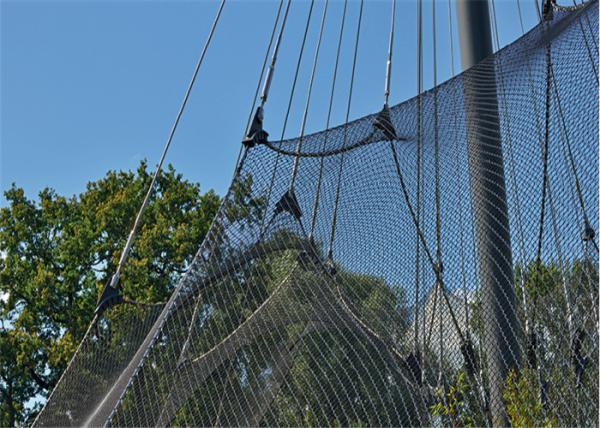 Knotted Cable Mesh Netting Stainless Steel High Durability Impact Resistance