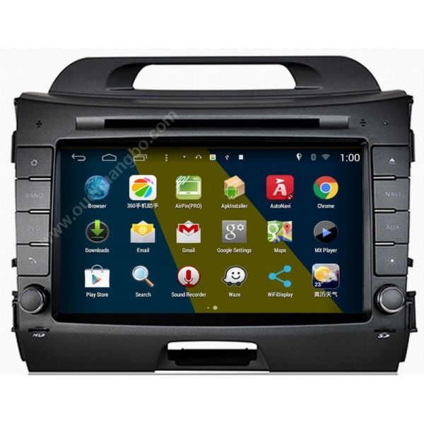 Ouchuangbo S160 Kia Sportage 2014 audio DVD gps radio android 4.4 3G WIFI 1080P free map